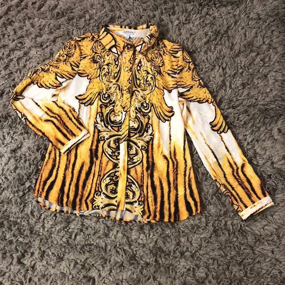 versace print tops